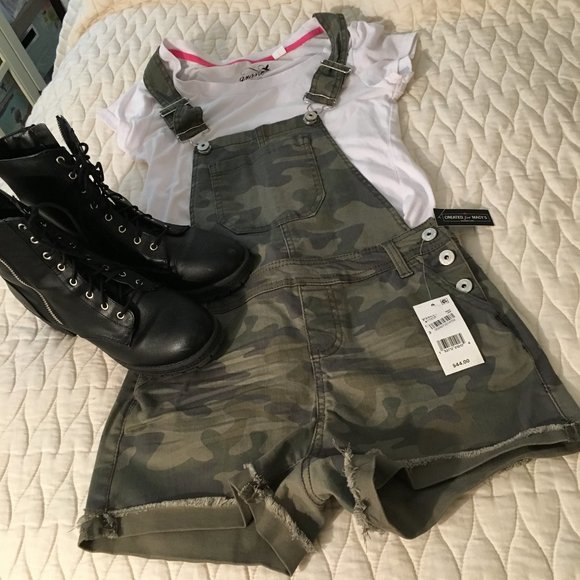 Vanilla Star Denim - NEW Vanilla Star Camo Shortalls